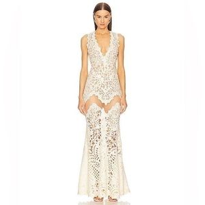 Michael Costello x Revolve Giuliana Lace Dress